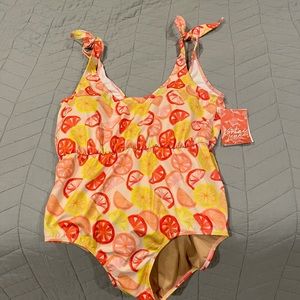 Kortni Jeane high-waist fruity one piece